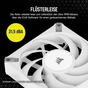 Ventilator 120mm Corsair AF120 ELITE, PWM, Alb, Silentios - Img 4
