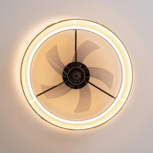 Ventilator cu lumina Cecotec LampAero 600, 20 W, bej, cu telecomanda - Img 7