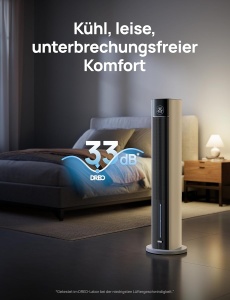 Ventilator cu turbina DREO, 110 cm, 6L, control APP, alb - Img 6