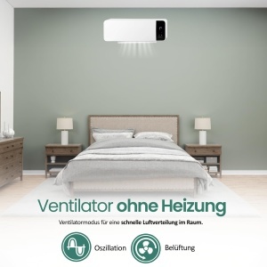 Ventilator de incalzire EMERIO FH-133172, 2000W, cu termostat si oscilatie - Img 7