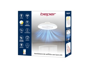 Ventilator de tavan Beper P206VEN640, LED 40W, telecomanda, alb - Img 8