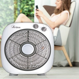 Ventilator Portabil Ardes FLOOR 26, 45W, 26 cm, Alb, cu 3 Intensitati - Img 8