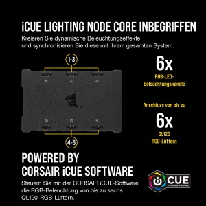 Ventilator RGB Corsair iCUE QL120, 120 mm, 102 LED-uri RGB, Negru - Img 4