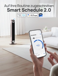 Ventilator turn Dreo Cruiser Pro T2S 106cm 25dB 9 viteze control WiFi si Alexa - Img 8