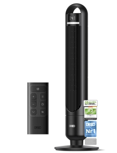 Ventilator turn DREO DR-HTF017 cu telecomanda, 4 viteze, negru