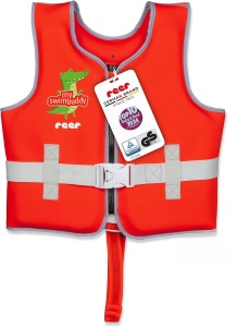 Vesta de inot reer myswimbuddy pentru copii, marimea S, 15-19 kg, confortabila