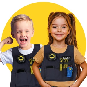 Vesta S.W.A.T. Theo Klein cu accesorii pentru jocuri de rol, ajustabila - Img 2