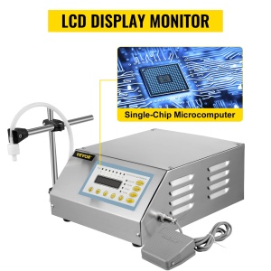 VEVOR GFK-160 Masina de umplere lichide 2ML-3500ML 30W LCD Display - Img 8