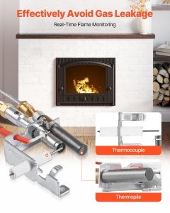 VEVOR Kit Zundflamme Gaz OE 14D0477 Compatibil Lexington Forge Majestic - Img 3