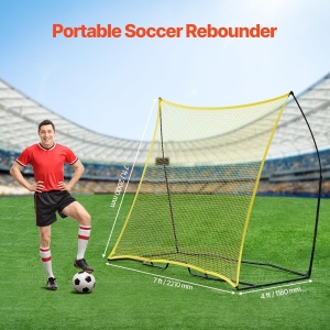 VEVOR Rebounder Fotbal 200x200 cm ZQHTW7x7 Plasa rezistenta si portabila - Img 2