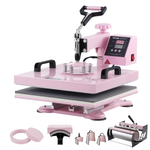 VEVOR SJY-H15151M Presa termica multifunctionala 8-in-1 roz 15x15 inch - Img 10