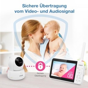 Video Baby Monitor VTech VM924-2 Ecran LCD 5 inch 2 camere Night Vision 300m Raza - Img 11