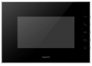 Video-Interfon LEGRAND 7 Zoll, Negru, pentru 2-Familienhaus, Extensibil - Img 1