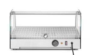 Vitrina de incalzire HENDI, reglare temperatura 85C, inox, 400W, 554x376x311mm - Img 5