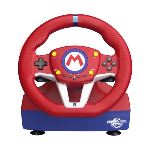 Volan de curse HORI Mario Kart Pro Mini pentru Nintendo Switch 2, cu pedale, 22cm, cablat - Img 4
