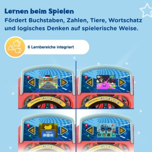 Volan Interactiv VTech Abenteuer cu LCD 2.4, 3 Moduri de Joaca, 23 Melodii - Img 5