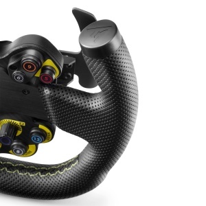 Volan Thrustmaster EVO Racing 31U Leather, 31 cm, cu 25 butoane, compatibil PS5, PS4, Xbox, PC - Img 5