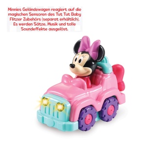 Vtech Tut Tut Baby Flitzer Minnies Gelandewagen Masinuta interactiva copii 1-5 ani - Img 2