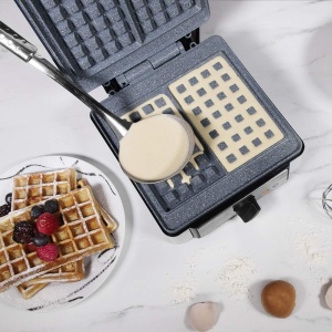 Waffeleisen Cecotec Fun, 1200W, 2 Waffeln, RockStone Antihaft - Img 2