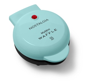 Waffelmaker Nostalgia MyMini, 12.7 cm, Aqua, Compact