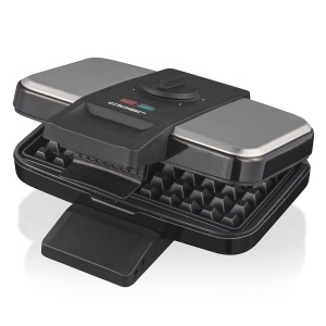 Waffle Maker Cloer 1459, 1000 W, antiaderent, inox negru - Img 7