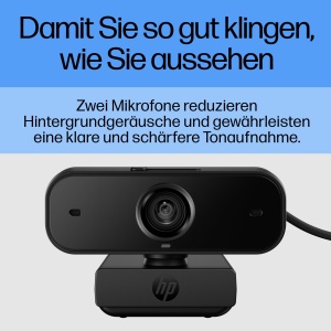 Webcam HP 430 FHD, 1080p, Autofocus, Dual-Microfoane, USB-A - Img 4