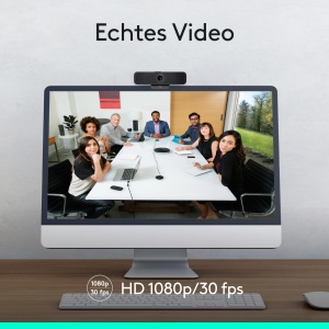 Webcam Logitech C925e, HD 1080p, Autofocus, Negru - Img 3