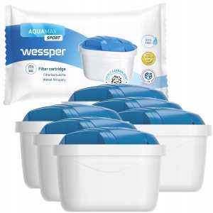 Wessper AquaMax SP Filtru Apa Compatibil Brita 6 Bucati Filtrare Avansata