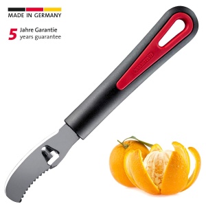 Westmark 29342270 Orange Peeler Gallant cu incrustatii colorate, plastic, rosu/negru, 19 x 2,7 x 2 cm - Img 2