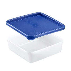 Westmark 4 recipiente pentru depozitarea alimentelorcongelator incl capac volum de umplere 025 l fiecare stivuibile plastic trio culoare transparental - Img 4