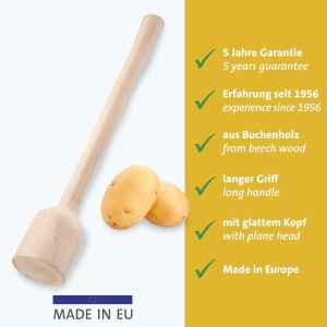Westmark Potato and Cabbage Masher - masher manual robust ideal pentru cartofi varza murata si pentru fermentarea fermentatiei aplicare fara efort - l - Img 2