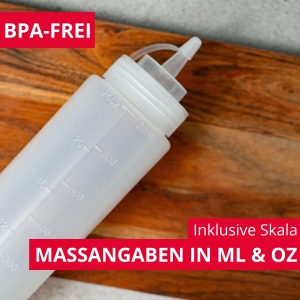 Westmark Quetschflasche Set 700 ml BPA-Free Dozare Precisa si Igienica - Img 5