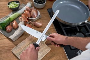 Wetzstahl ZWILLING, Diamant, Oval, 26 cm, Negru - Img 5
