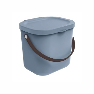 Windeleimer Rotho Babydesign YUMA, 6 L, cu capac, din plastic reciclat, albastru