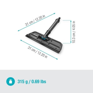 Wischer pentru feronerie Gardena Cleansystem 31 cm, cu microfibra si abziehlipa - Img 5