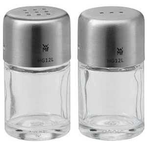 WMF Bel Gusto Set sare si piper, shaker mic, sare mini, cromargan din otel inoxidabil mat - Img 11