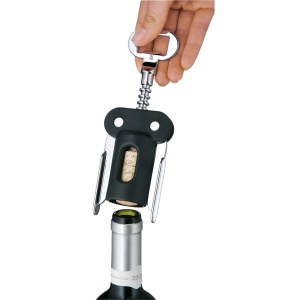 WMF Clever&More Corkscrew Wine 20 cm, Deschizator de sticle de vin, Deschizator de sticle pentru vin si Prosecco, Deschizator de vin cu deschizator de ulei - Img 9