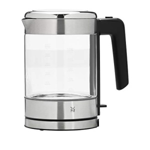 WMF Kitchen Miniis Kettle Glass 1 litru, ceainic fara fir mic, indicator de nivel al apei, filtru de apa de var, oprire automata a fierberii, 1900 wati, - Img 3