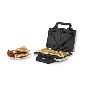 WMF Lono Sandwich Maker, prajitor de paine pentru sandwichuri, pentru 2 paine prajite standard sau XXL, reglare pe inaltime in 2 trepte pentru mai multa umplutura, otel inoxidabil mat - Img 7