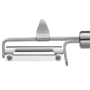 WMF Profi Plus Decojitor de cartofi Lama pendulara 19 cm, Decojitor pendul cu un singur tais, decojitor, decojitor de legume, otel inoxidabil Cromargan partial mat, poate fi spalat in masina de spalat vase - Img 2