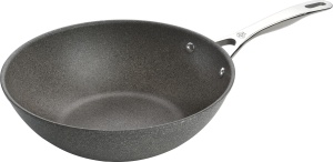 Wok BALLARINI Salina, 30 cm, Aluminiu, Antiaderent, Culoare Gri