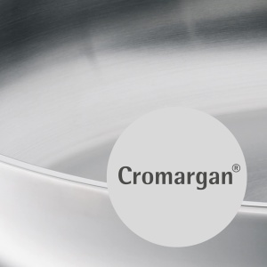 Wok WMF Macao 36 cm, Cromargan inox, 4.5L, cu capac din sticla - Img 7