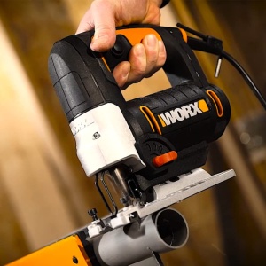 WORX WX479 Pendulum Stroke Jigsaw WX479 750W - Ferastrau de mana cu cursa pendulara de 4 ori pentru taierea precisa si controlata a lemnului metalului - Img 9