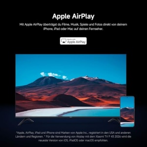 Xiaomi F, 43 inchi (109 cm), 4K UHD, Smart TV, Fire TV, Tuner triplu DVB-C/S/S2/T/T2,HDR10, MEMC,Control vocal cu Alexa, 2GB+32GB, Compatibil cu Apple AirPlay - Img 13