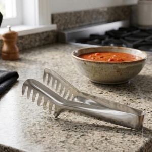 Zanga pentru Spaghetti Metaltex, 20 cm, inox, design ergonomic - Img 2