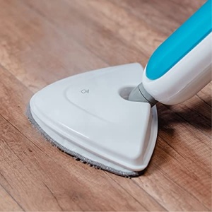 Zelmer ZST1300 - Mop cu abur, putere 1300W, gata de lucru in 20 de secunde, abur 28 g/min, recipient de apa 400 ml, tampon de curatare a covoarelor, usor si ergonomic, alb si albastru, - Img 10