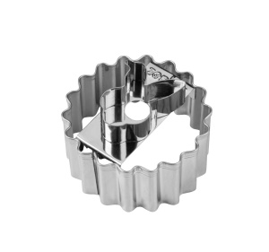 Zenker Ausstecher Linzer Hasenkopf 2in1 Design Spalare in masina