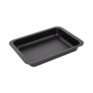 Zenker Lasagna si caserola, tava de copt de inalta calitate, 365 x 270 x 52 mm, 3700 ml, rezistenta la caldura pana la 230degC - Ideal pentru vase delicioase de cuptor, negru