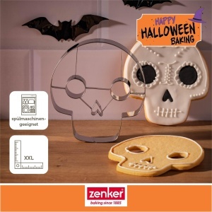 Zenker XXL Forma de Decupat Totenkopf 14x13 cm Otel Inoxidabil - Img 3