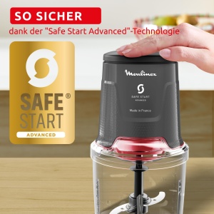 Zerkleinerer electric Moulinex Easy Press, 600 W, 500 ml, gri - Img 5